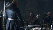 Tywin Lannister berates Amory Lorch for misdirecting his letter in "The Old Gods and the New".