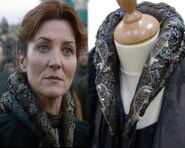 Catelyn Season 2 collar embroidery detail