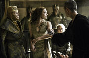 Olenna watches as Margaery is arrested.