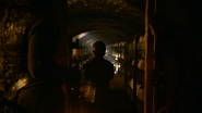 A vault in the Guildhall of the Alchemists containing thousands of jars of wildfire