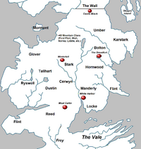Political map of the North
