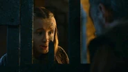 Shireen with Davos in the dungeons