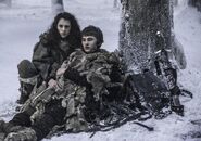 Bran and Meera from season 6