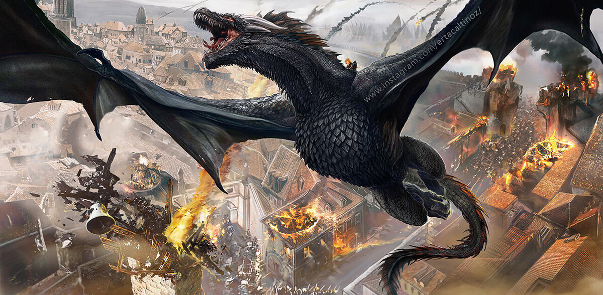 Who would win balerion from asoiaf or ancalgon the black from tlotr  universe : r/gameofthrones