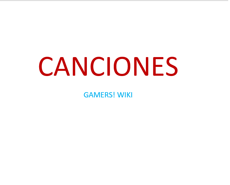 Gamers! Wiki - Canciones.png