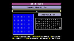 N64 cheat codes online