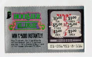 The ticket that started the Hoosier Lottery.