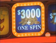 $3,000 + One Spin