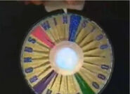 During the first season of this set's run, the bonus wheel from the previous set was used, but the font color was changed from red to blue