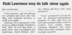 Vicki Lawrence Article