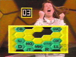 Highlights of game show The Pyramid, Tie-Breaker segment, and bonus round  (Richards) on Make a GIF