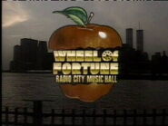 This logo was used during the show's first trip to New York in 1988. In the background are the Twin Towers of the World Trade Center (#neverforget).