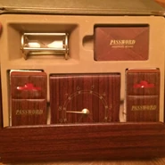 It featured much the same components as the "Fine Edition", although the game cards and "Lightning Round" cards had different words (presumably so MB could sell BOTH versions to consumers and not get complaints that they had bought the same game twice).