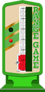 Current Range Game board with lighter green, plus 5-digit amounts (mainly for cars), and an update on the "$150 RANGE" font. (2008-)