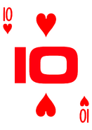 TC 10 of hearts