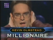 Kevin celebrating the million dollar win!