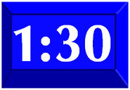 The Shopper's Challenge and Bonus Round clock.