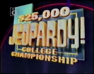 Season 13 Jeopardy! College Champion logo.