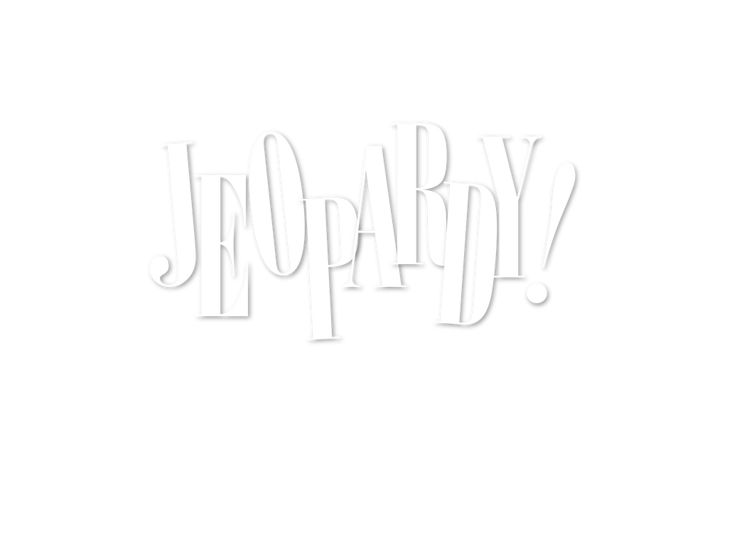 Jeopardy Logo Styles Game Shows Wiki Fandom