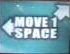 Move 1 Space (Left and Up-Right)