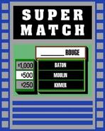 Super Match board with Rouge