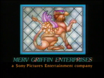 Merv Griffin Enterprises logo with Sony byline