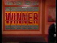 In season one, if you bet your debt correctly, the game board will display "WINNER" accompanied by the spinning happy faces.