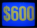 Jeopardy! 1984-1991 $600 figure