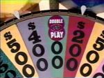 Double Play, as it appeared on the Wheel during Season 13.