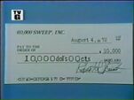 ...so for that matter, they get this check for $10,000. Notice something missing? That’s right: the name on the blank that says "Pay to the Order of"...