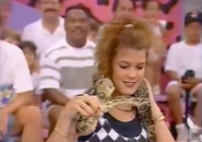 How does that snake feel around your neck?