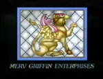 Merv Griffin Enterprises logo.png (288 KB) The computer animated Griffin in a box logo now called Merv Griffin Enterprises.
