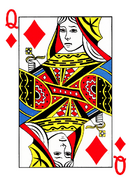 Hoyle queen of diamonds