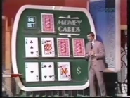 The Money Cards board from 1978. Judging by these cards, this is from Norma Brown's max win, the only max win in the franchise's history.