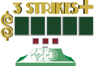 It's more than "3 Strikes". It's "3 Strikes +". Played for cars at 5-digit prices. (1983-1993)