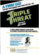 Triplee Threat 1988 ad