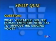 Sweep Quiz Vegetable Question