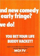 You Bet Your Life Hackett ad 2