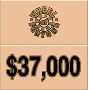 Looks like you'll be paying for dinner tonight... $37,000! (shown in season 37?
