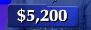 The alternate Season 18 Money Graphic. Used in the second week of Season 18. (2001-2002)