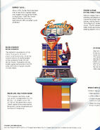 Another part of the promotional flyer showing the machine again