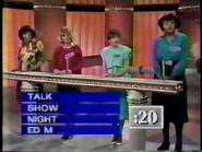 20 seconds to talkabout Johnny Carson. Wait, that's another show three years later.