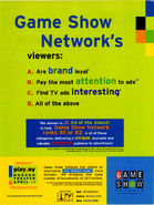 Game Show Network Ad 2000-04-10