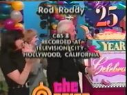 Shown like this during a credit roll. This was taken during the 25th Anniversary celebration of The Price is Right, 1996.