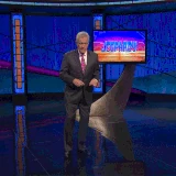 Alex Trebek knows how to dance.