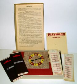 Vintage 1962 Password Game