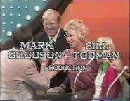 The logo appeared while a family could be seen talking with host Richard Dawson during the credits.