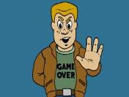 Game Over the Bully - Don't mess with Game Over or else he'll stop you and cream you!