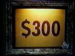 $300 Question Card (from Season 1)