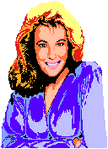 Here's Vanna White as a NES avatar figure in the 1991 video game Wheel of Fortune Starring Vanna White.